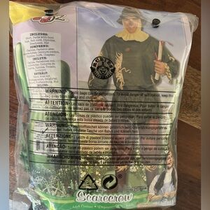 Wizard of Oz Scarecrow Halloween Costume - Adult Male One Size